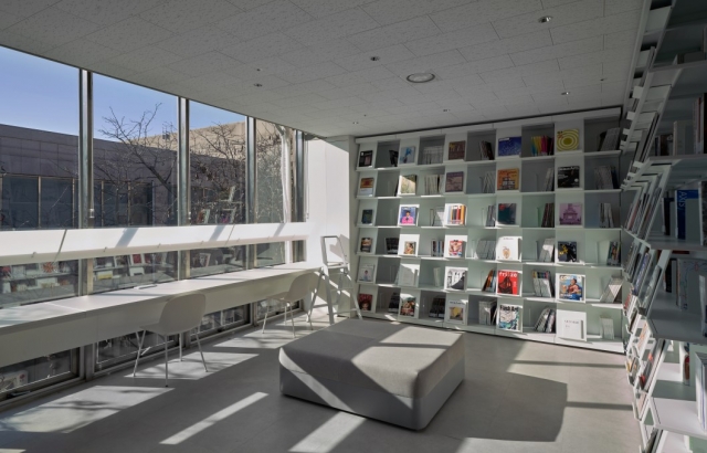 Art library at the National Museum of Modern and Contemporary Art, Korea, in Gwacheon, Gyeonggi Province (MMCA)