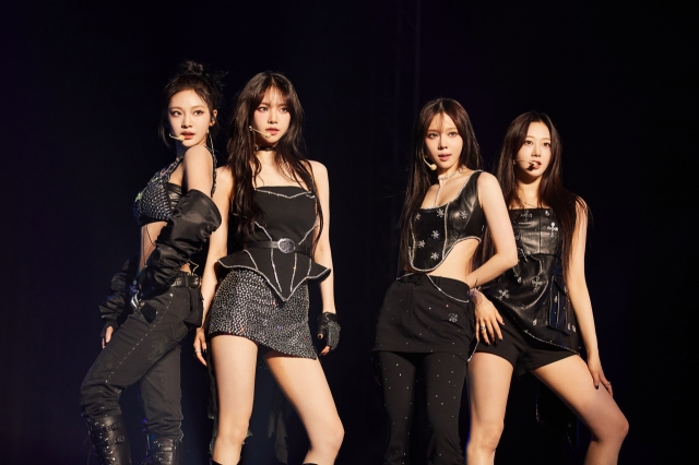 K-pop band aespa holds its first solo concert