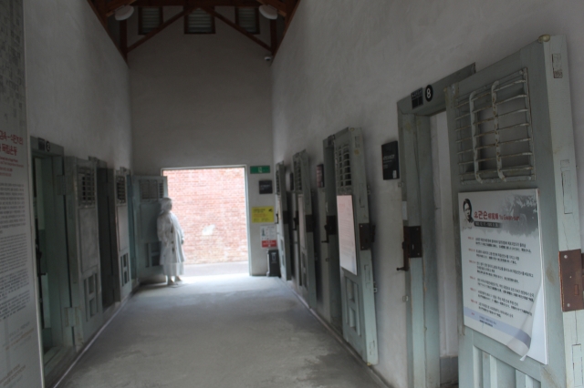 The female prison building contains relics related to female freedom fighters along with descriptions of their lives, including Ryu Gwan-sun, a symbol of the March 1st Movement in 1919. (Yoon Min-sik/The Korea Herald)