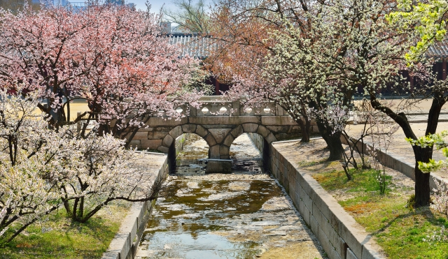 Okcheonggyo bridge in Changgyeonggung, downtown Seoul (CHA)