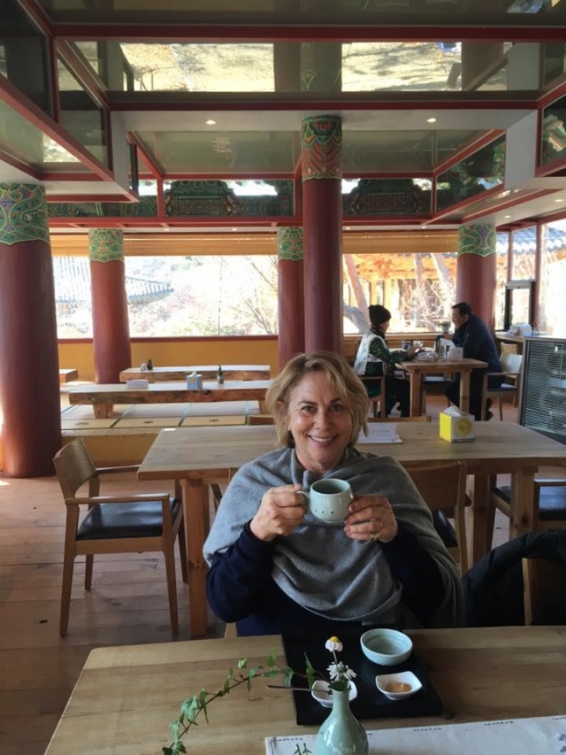 Barbara Zitwer in South Korea (Barbara J. Zitwer Agency)