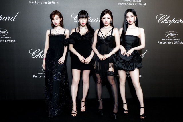 Aespa attended the 76th Cannes International Film Festival held in Cannes, France, as the ambassadors of Chopard on Wednesday. (SM Entertainment)