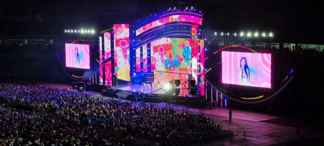 The 29th Dream Concert is held Saturday at Asiad Main Stadium in Busan. (KEPA)