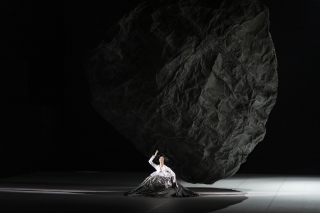 Members of the National Dance Company of Korea perform 