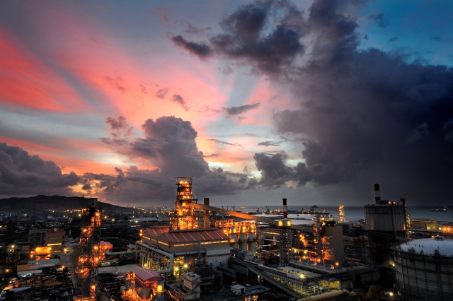 PT Krakatau Posco's steel plant in Indonesia's industrial city of Cilegon (Posco)