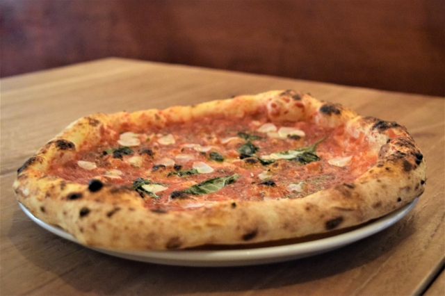 The Marinara pizza at Pizzeria del Popolo (Kim Hae-yeon/ The Korea Herald)