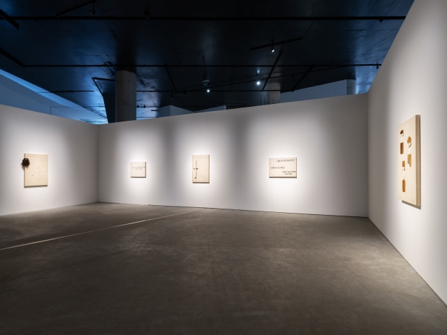 An installation view of 