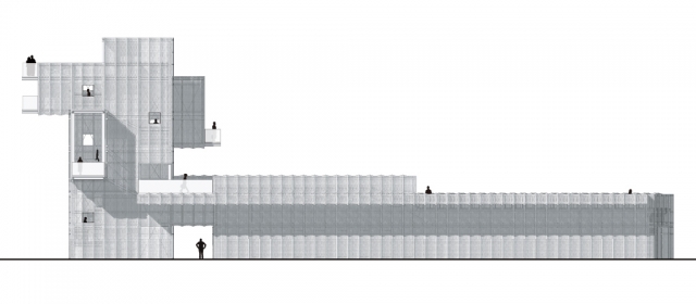 Drawing of the observatory and bicycle platform (Emer-Sys Design Lab)