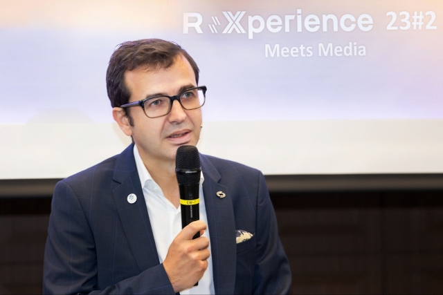 Renault Korea Motors CEO Stephane Deblaise speaks during a press conference at the Korea Press Center in Jung-gu, Seoul, Thursday. (Renault Korea Motors)