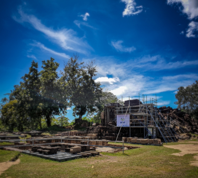 South Korea's official development assistance project at the Hong Nang Sida Ruins in Laos (KCHF)