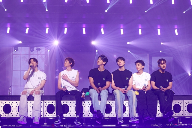 Boy band 2PM holds its 15th anniversary concert, 