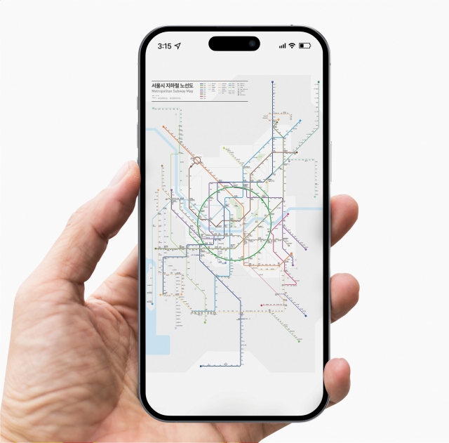 An illustration of Seoul's new subway map design (Seoul Metropolitan Government)