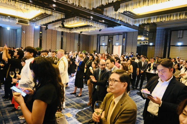 Mexico’s 202nd anniversary of independence from Spain at Four Seasons Hotel in Jung-gu, Seoul on Wednesday. (Sanjay Kumar/The Korea Herald)