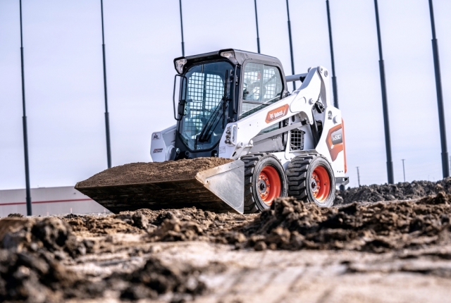 Doosan Bobcat's S590, a compact and highly maneuverable skid-steer loader from its M-Series lineup (Doosan Bobcat)