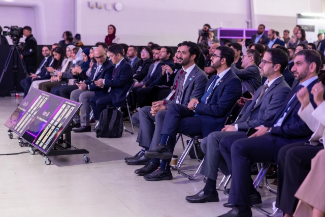 Minister of Economy of the United Arab Emirates Abdulla Bin Touq Al Marri attends 'COMEUP 2023' at Dongdaemun Plaza in Jung-gu, Seoul on Thursday. (UAE Ministry of Economy)