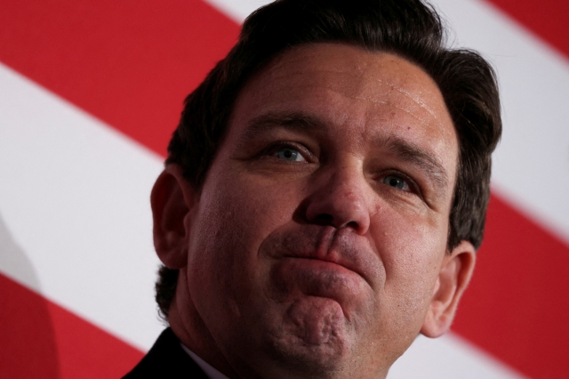 Former Republican presidential candidate and Florida Gov. Ron DeSantis (Reuters-Yonhap)