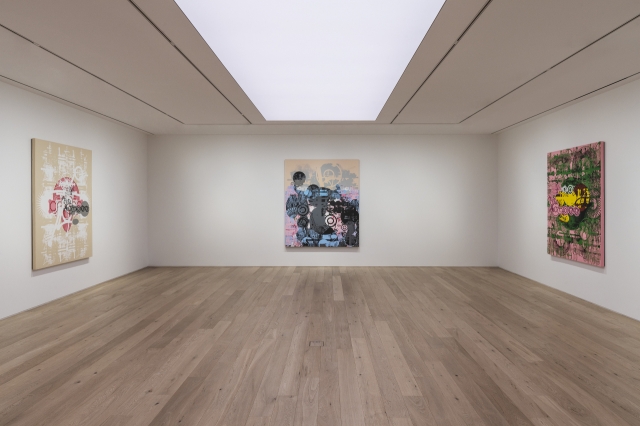 An installation view of 