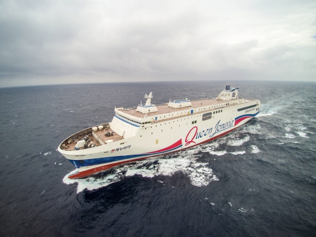 A passenger ship built by one of HD Korea Shipbuilding & Offshore Engineering Co.'s three units (HD Korea Shipbuilding & Offshore Engineering)