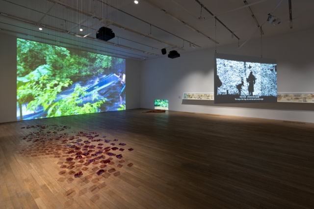 An installation view of 