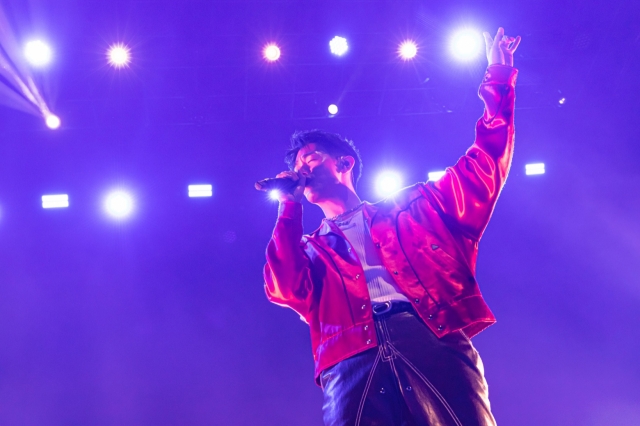 Singer Eric Nam performs during the Seoul performance of 