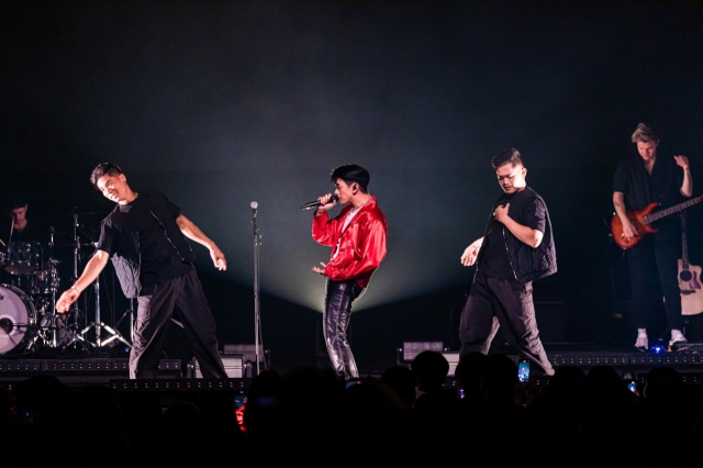 Singer Eric Nam performs during the Seoul performance of 