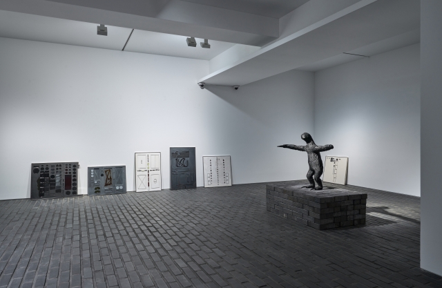 An installation view of 