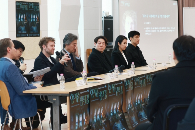 The creative team and cast of the Korea National Opera's 