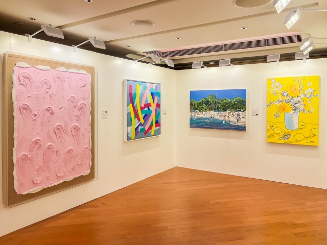 An installation view of 