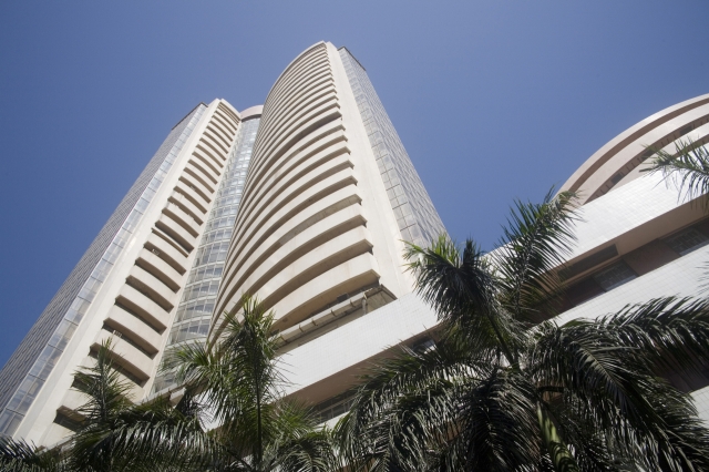 The Bombay Stock Exchange building in Mumbai, India (123rf)