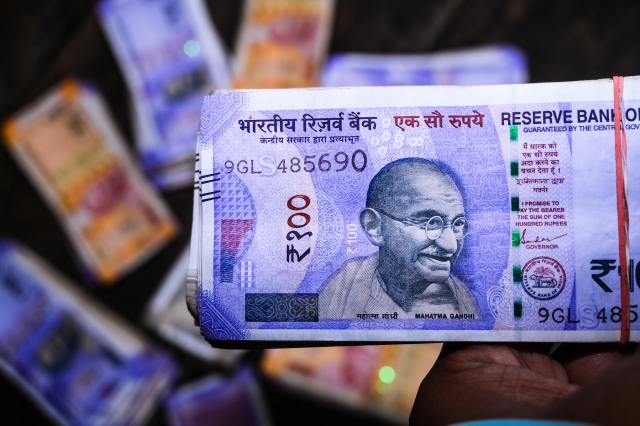 This image shows a Indian rupee note. (Getty Images)