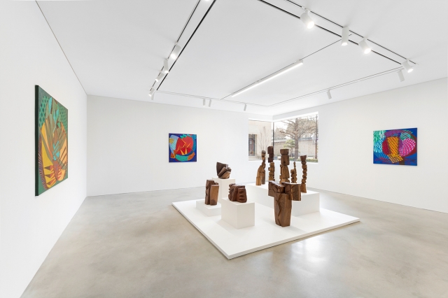 An installation view of 