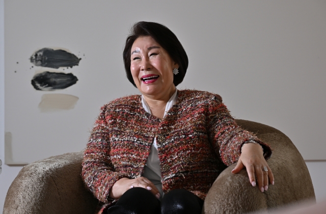 Lee Hyun-sook, founder of the Kukje Gallery (Im Se-jun/The Korea Herald)