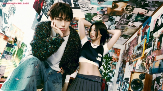 Zico (left) and Jennie of Blackpink (KOZ Entertainment)