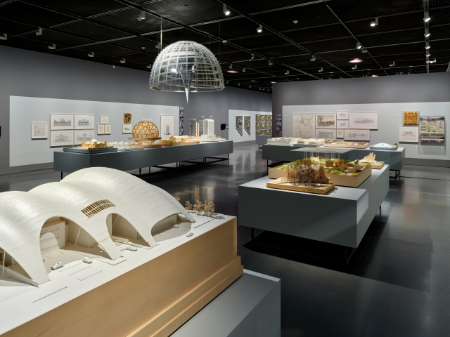 An installation view of “Future Positive: Norman Foster, Foster + Partners” at Seoul Museum of Art (Courtesy of the museum)