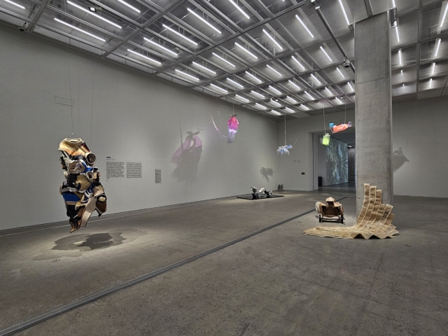 An installation view of 