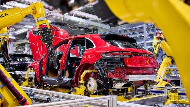 Porsche's manufacturing plant in Leipzig, Germany (Porsche)