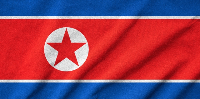 North Korean flag (123rf)