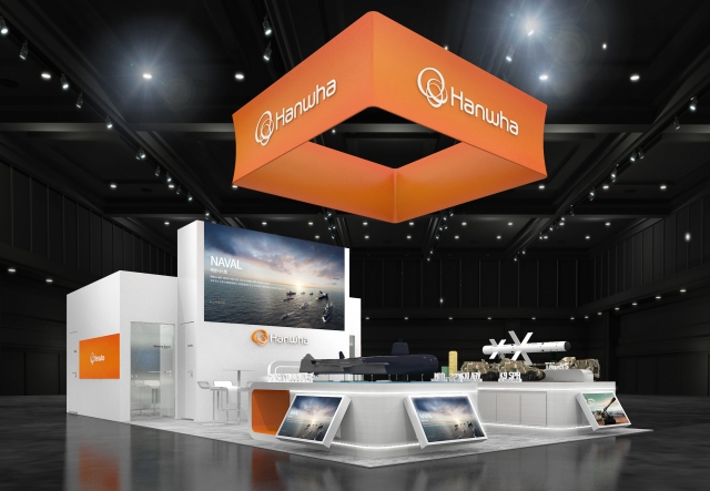 Hanwha Group's exhibition booth at CANSEC, Canada's largest defense and security trade show (Hanwha Ocean)