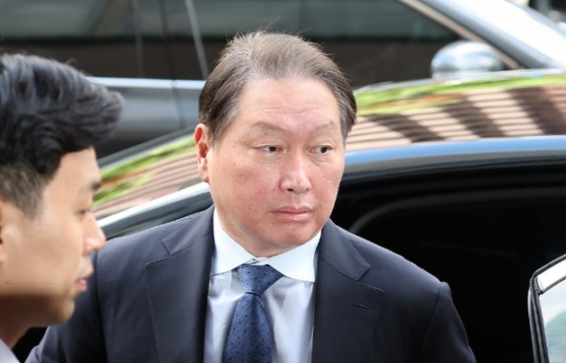 SK Group Chairman Chey Tae-won (Yonhap)