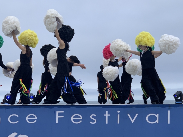 Dancers from Park Eun-hwa & Contemporary Dance Company Jayu perform 