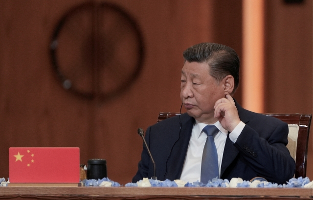 China's President Xi Jinping attends the Shanghai Cooperation Organization summit in Astana, Kazakhstan, Thursday. (Reuters)