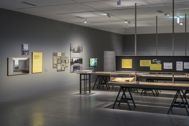 An installation view of “Performative Home: Architecture for Alternative Living” at the National Museum of Modern and Contemporary Art, Korea in Gwacheon, Gyeonggi Province (Courtesy of MMCA)