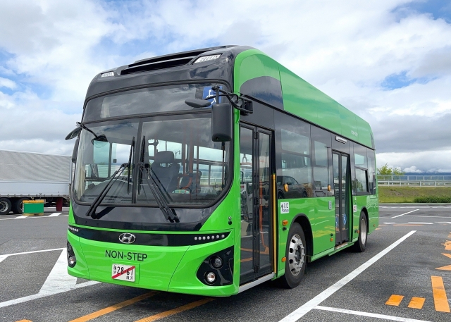 Hyundai Motor Company’s “Elec City Town” electric bus, designed for zero-emission transport, will soon service routes on Yakushima Island, Japan, as part of an expansion in the region’s commercial vehicle market. (Hyundai Motor Company)