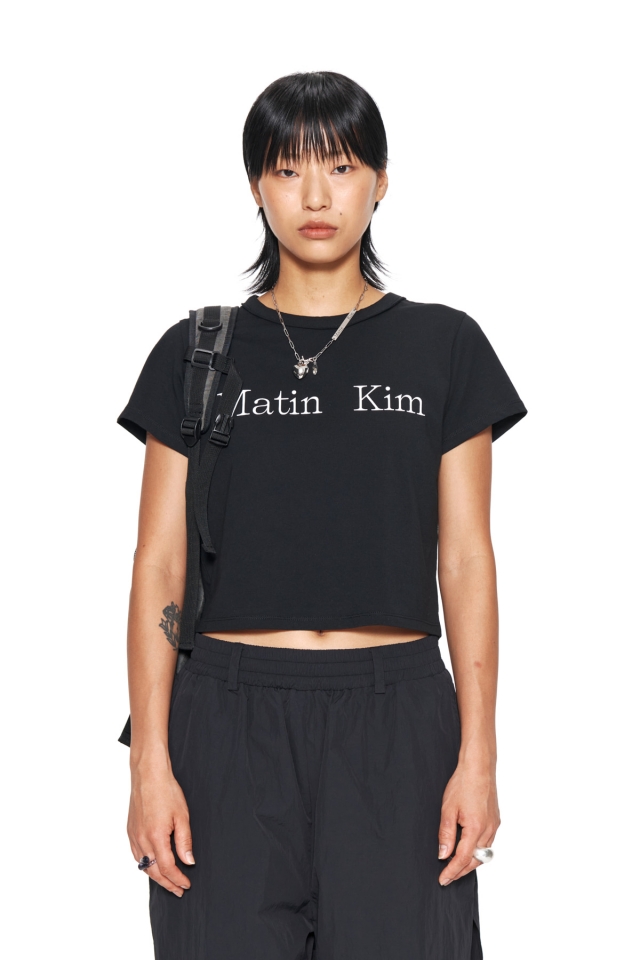 A model wears Matin Kim's apparel. (Matin Kim)