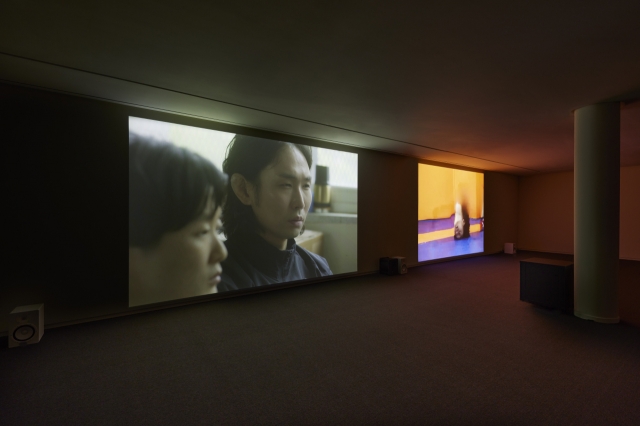 An installation view of 