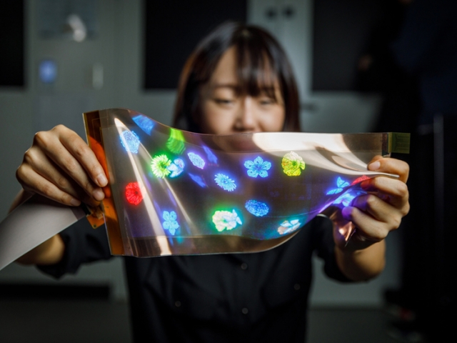 LG Display’s stretchable panel (LG Display)