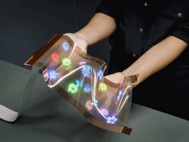 LG Display’s stretchable panel (LG Display)