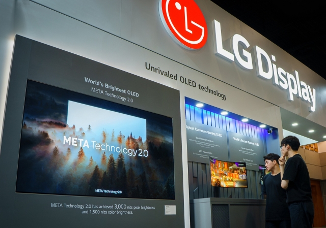 LG Display's Meta Technology 2.0, the company's third-generation OLED technology, has been named the 