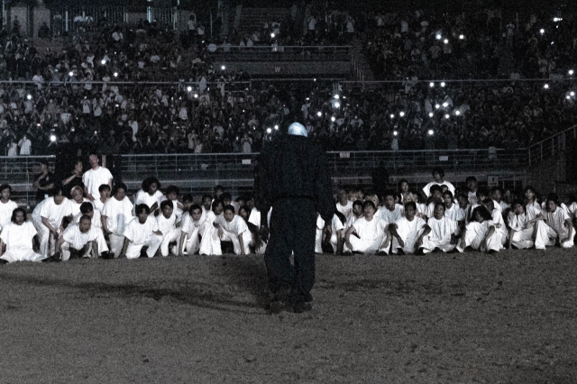 Ye performs during his first standalone show in Seoul, on Friday. (Nextis)