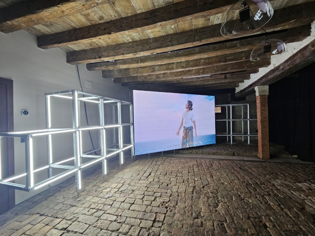 Installation view of 